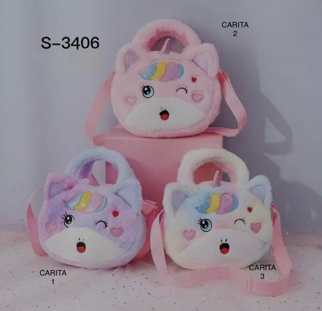 CARTERAS DE FELPAS PARA NIÑAS-REF A-1633 Y S-3406