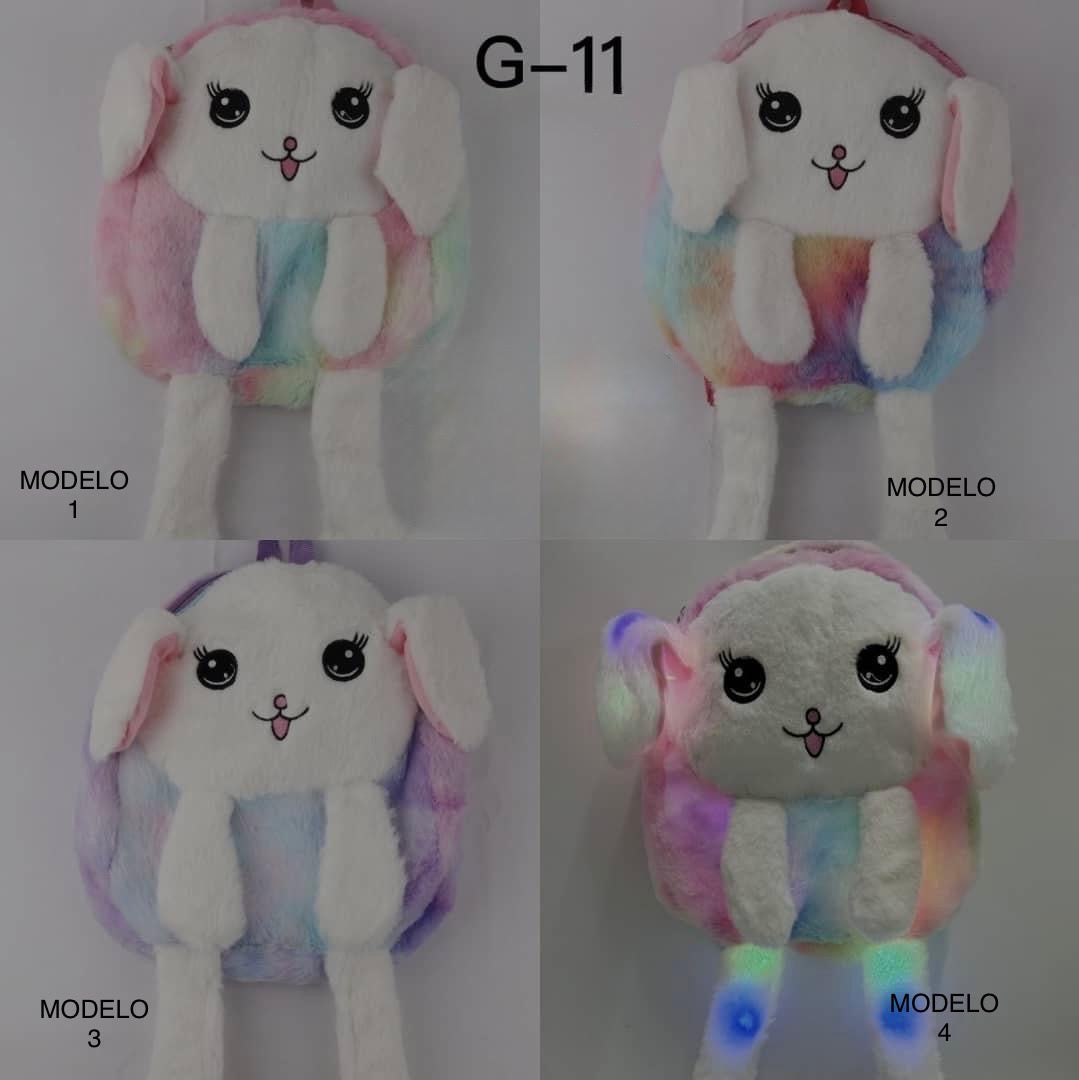MOCHILA DE NIÑA LEVANTA OREJITAS-REF G-11