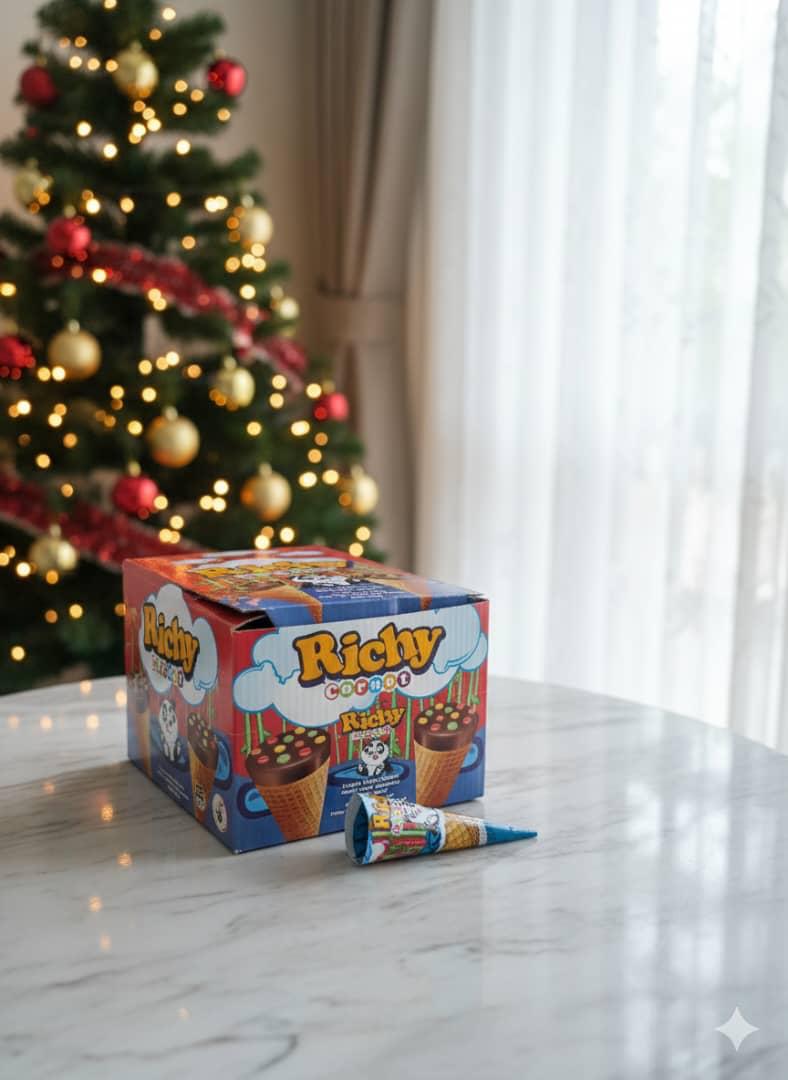 CONO RICHY DE NUTELLA Y M&M