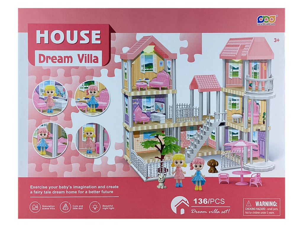Casa de Muñecas (136 Piezas) - Ref 4302