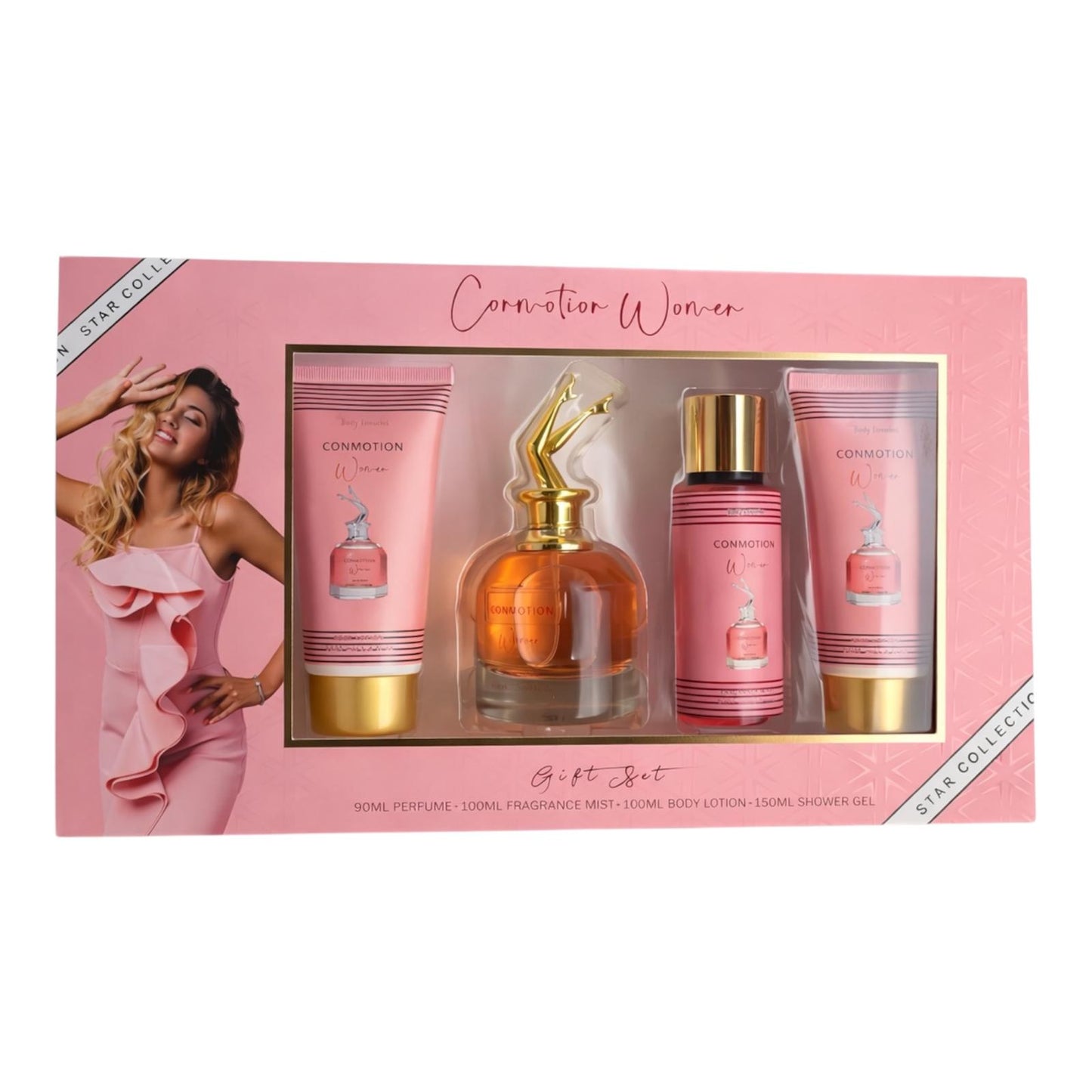 ESTUCHE COMMOTION WOMEN(REF:TC0130129) REGALO PARA MUJER 4 PIEZAS