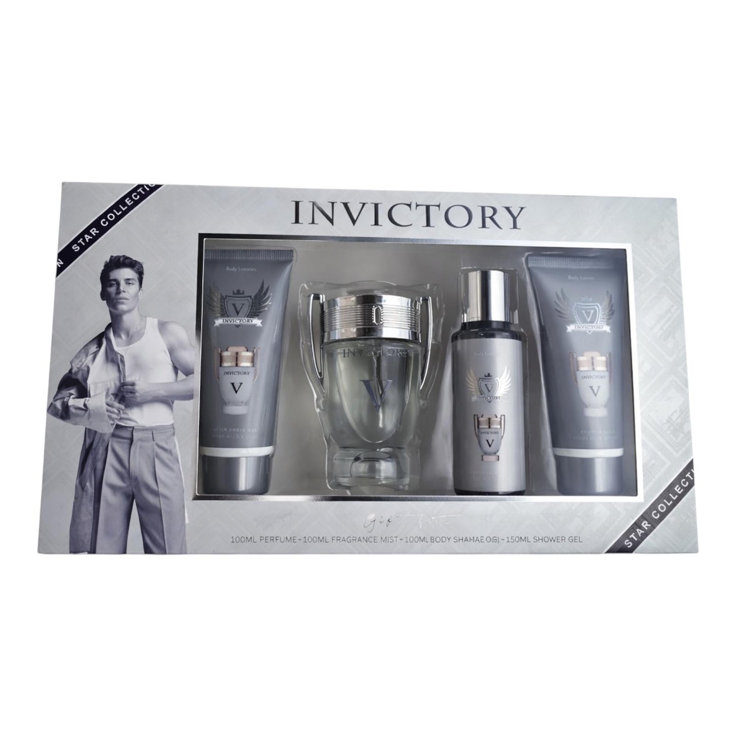 ESTUCHE INVICTORY(REF:TC0102123) REGALO PARA HOMBRE DE 4 PIEZAS