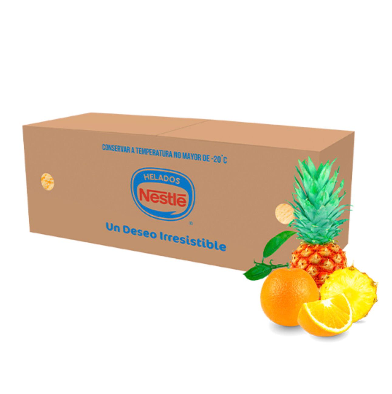 HELADO NESTLE DE NARANJA PIÑA-CAJA DE 4,5 L