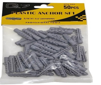 TACOS PLÁSTICOS 5/16 X 1 1/2(8X40MM)-50 PIEZAS