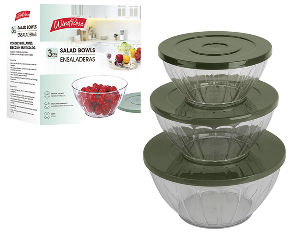 Juego de 3 Pozuelos Plasticos - Ref 5567