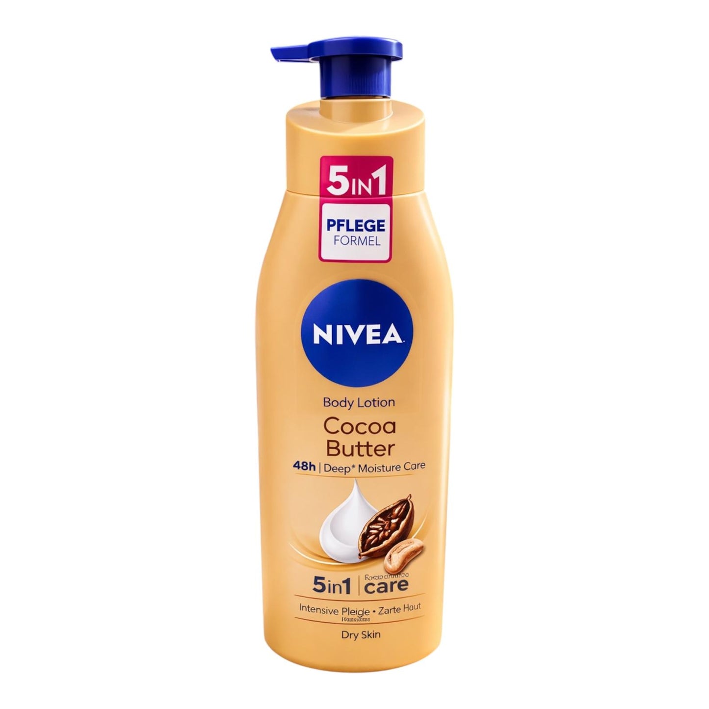 CREMA NIVEA 5 EN 1 DE MANTECA DE CACAO-400 ML