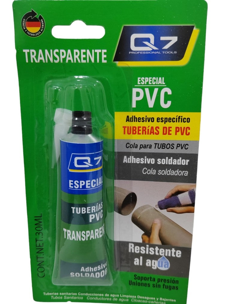 Pega de PVC Transparente (30ml) - Código 001002049