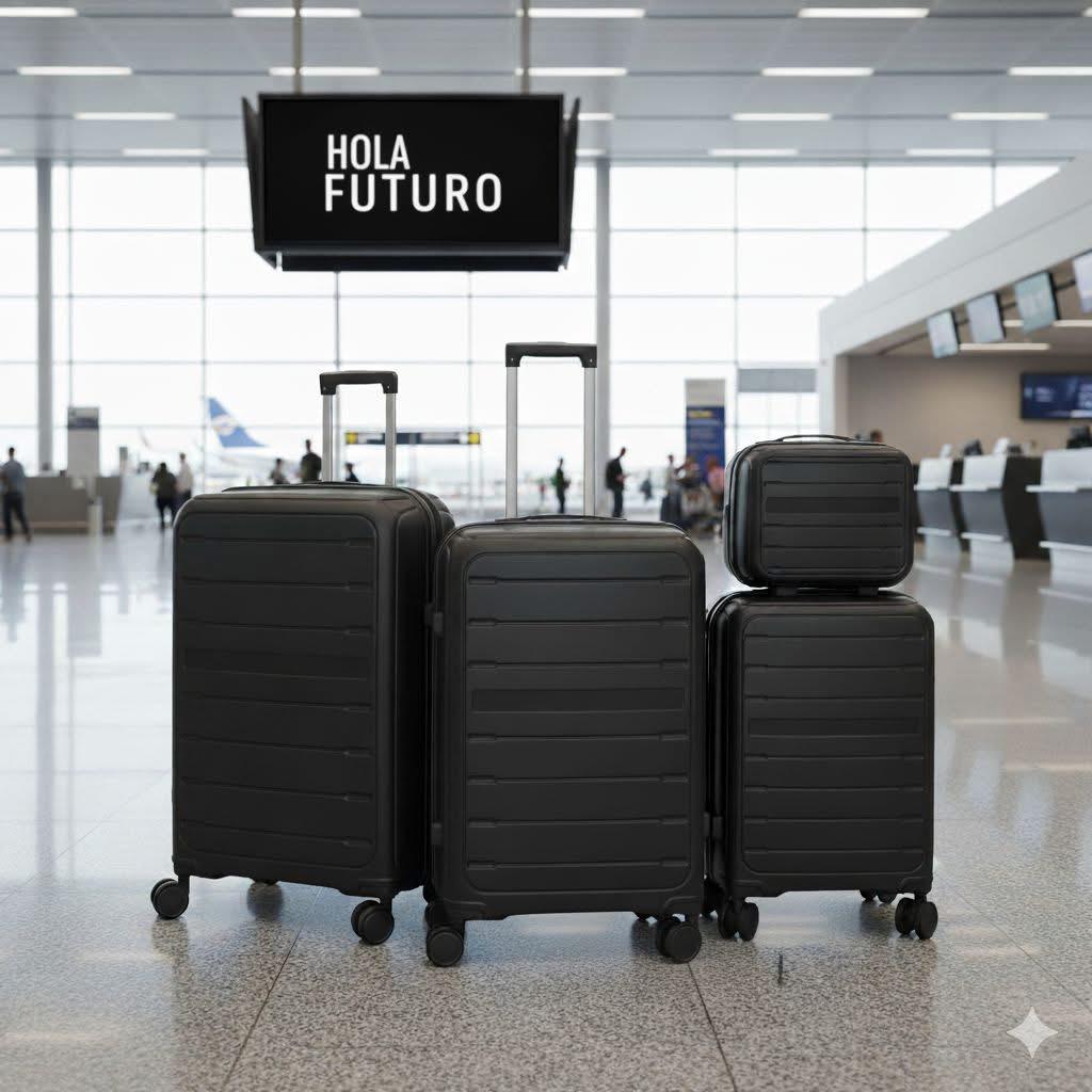 SET DE MALETAS NEGRAS