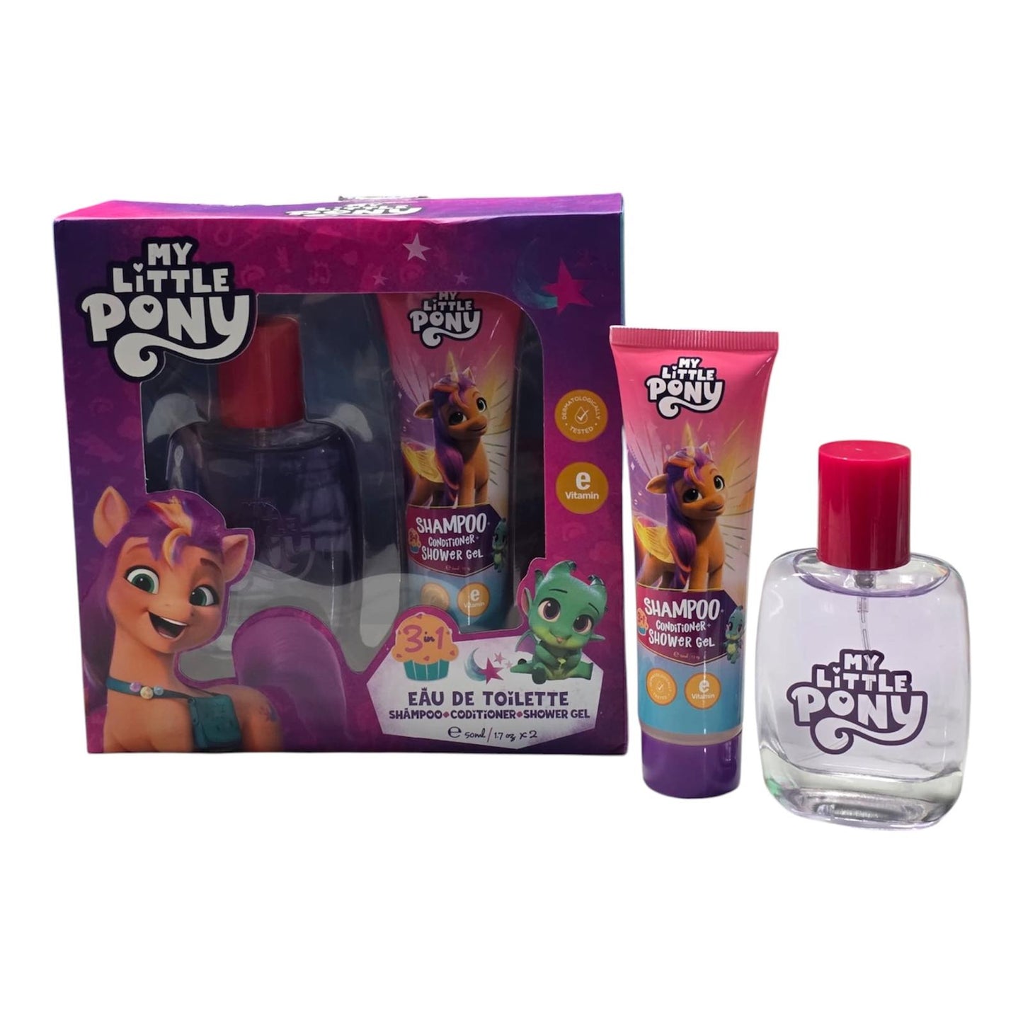 SET DE COLONIA Y CHAMPU 3 EN 1 MY LITLE PONY