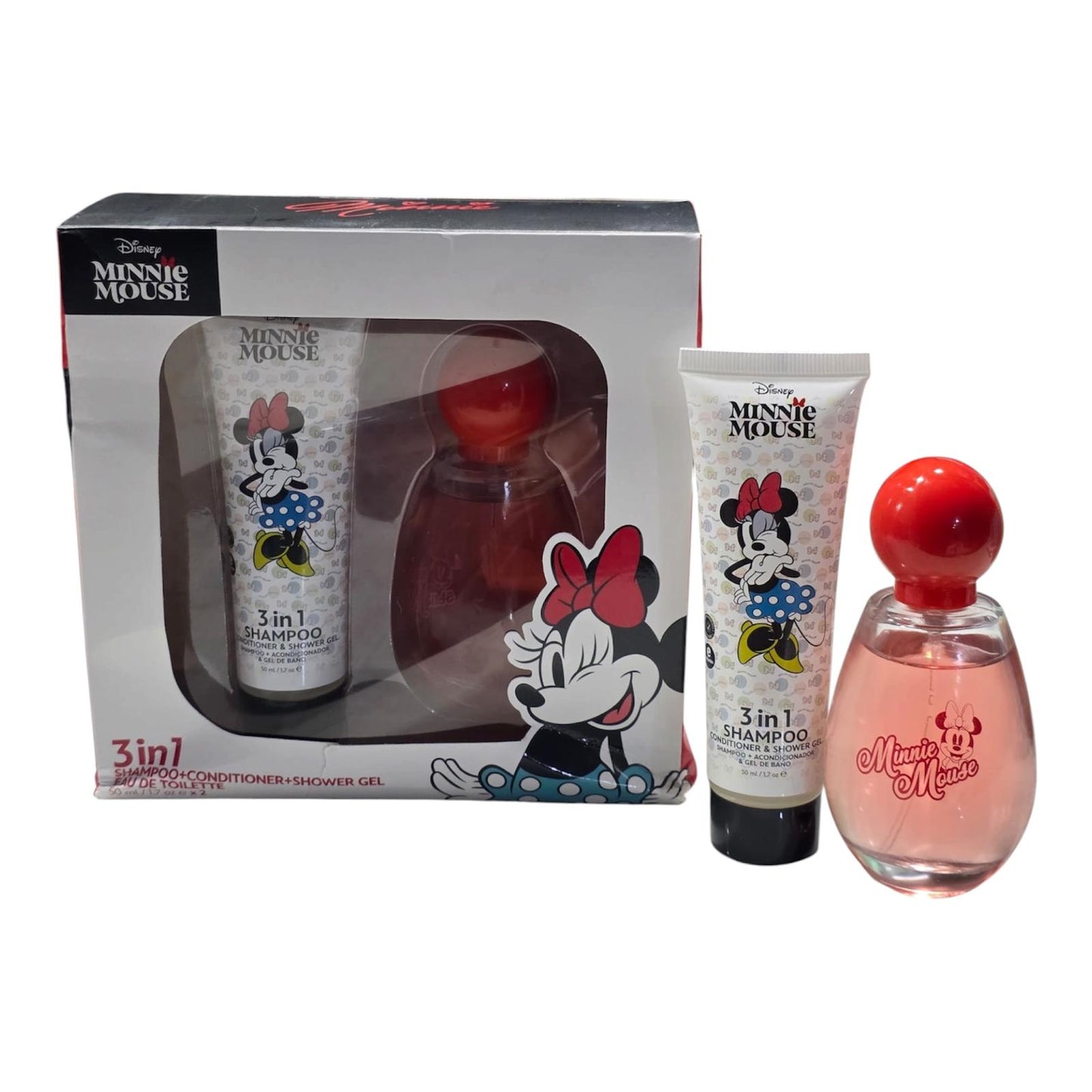 SET DE COLONIA Y CHAMPU 3 EN 1 MINNIE MOUSE