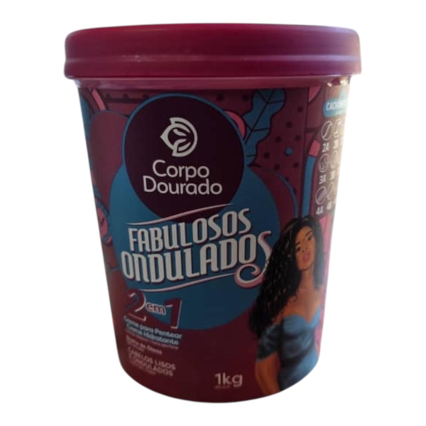 CREMA PARA PEINAR HIDRATANTE 2 EN 1 FABULOSOS ONDULADOS-1 KG