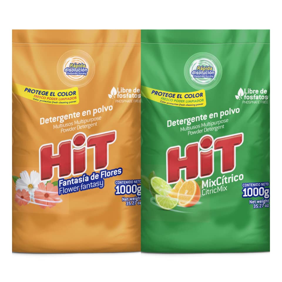 DETERGENTE EN POLVO HIT 1KG