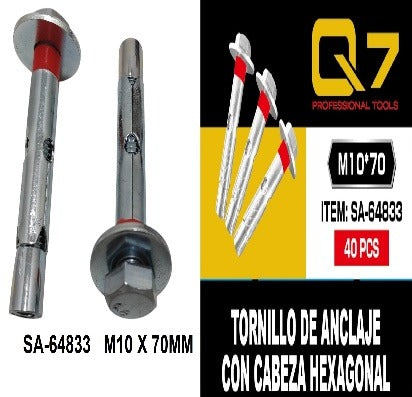 TORNILLO DE ANCLAJE M8X60