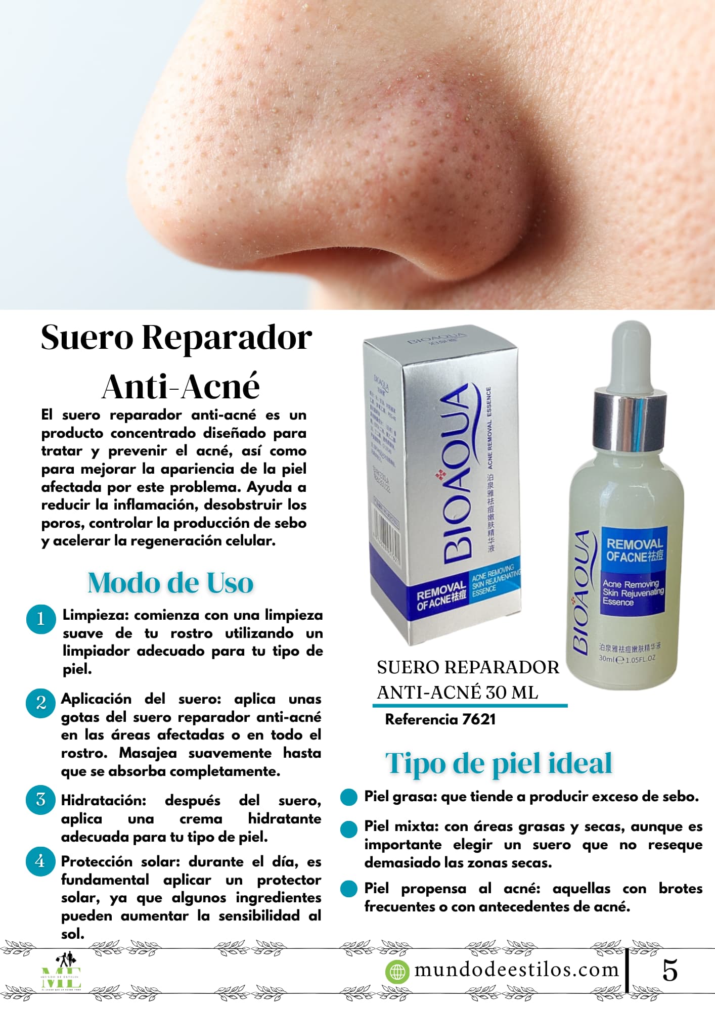 SERUM REJUVENECEDOR ANTIACNE (30 ML)-REF 7621