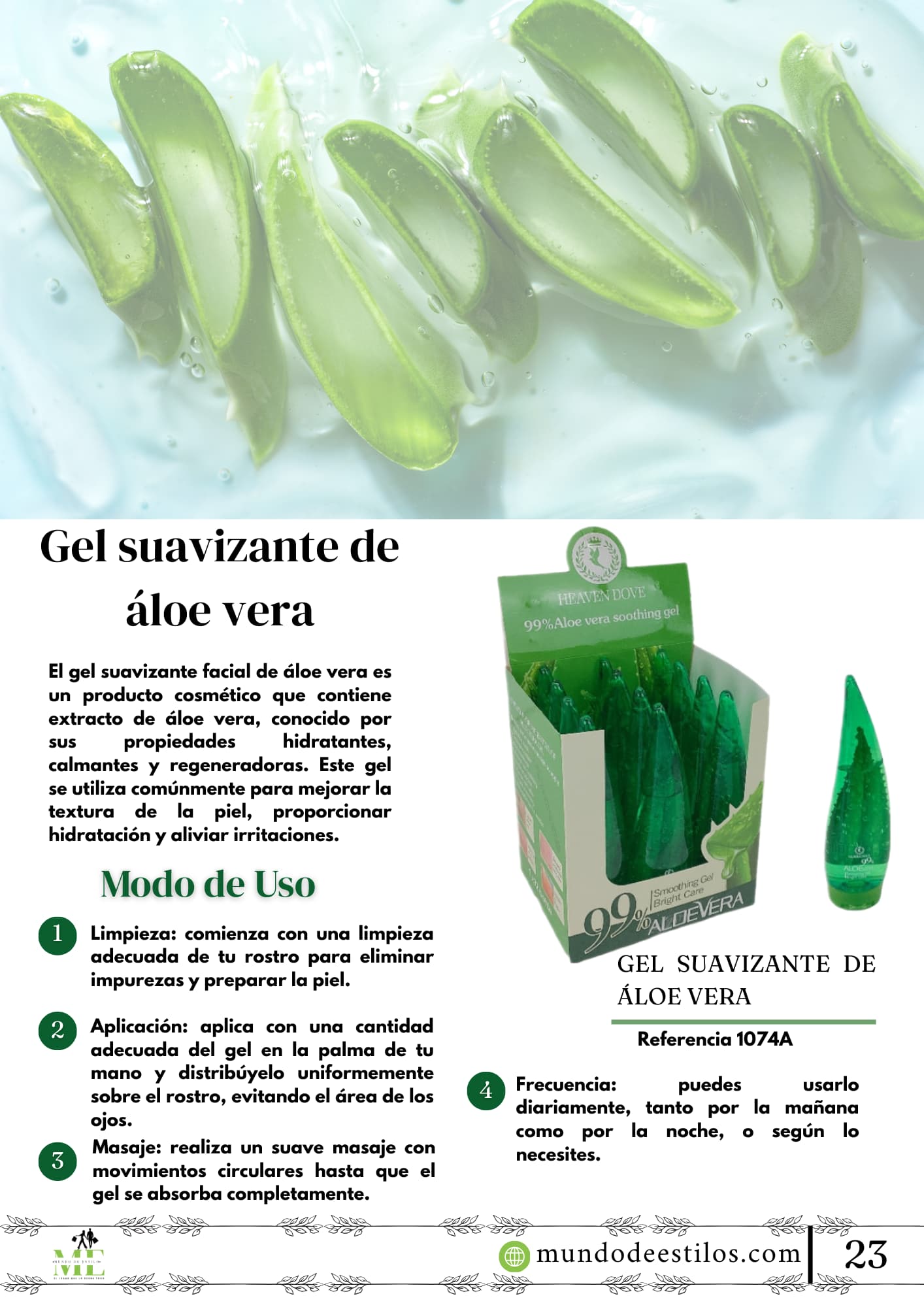 GEL SUAVIZANTE REF:1074A