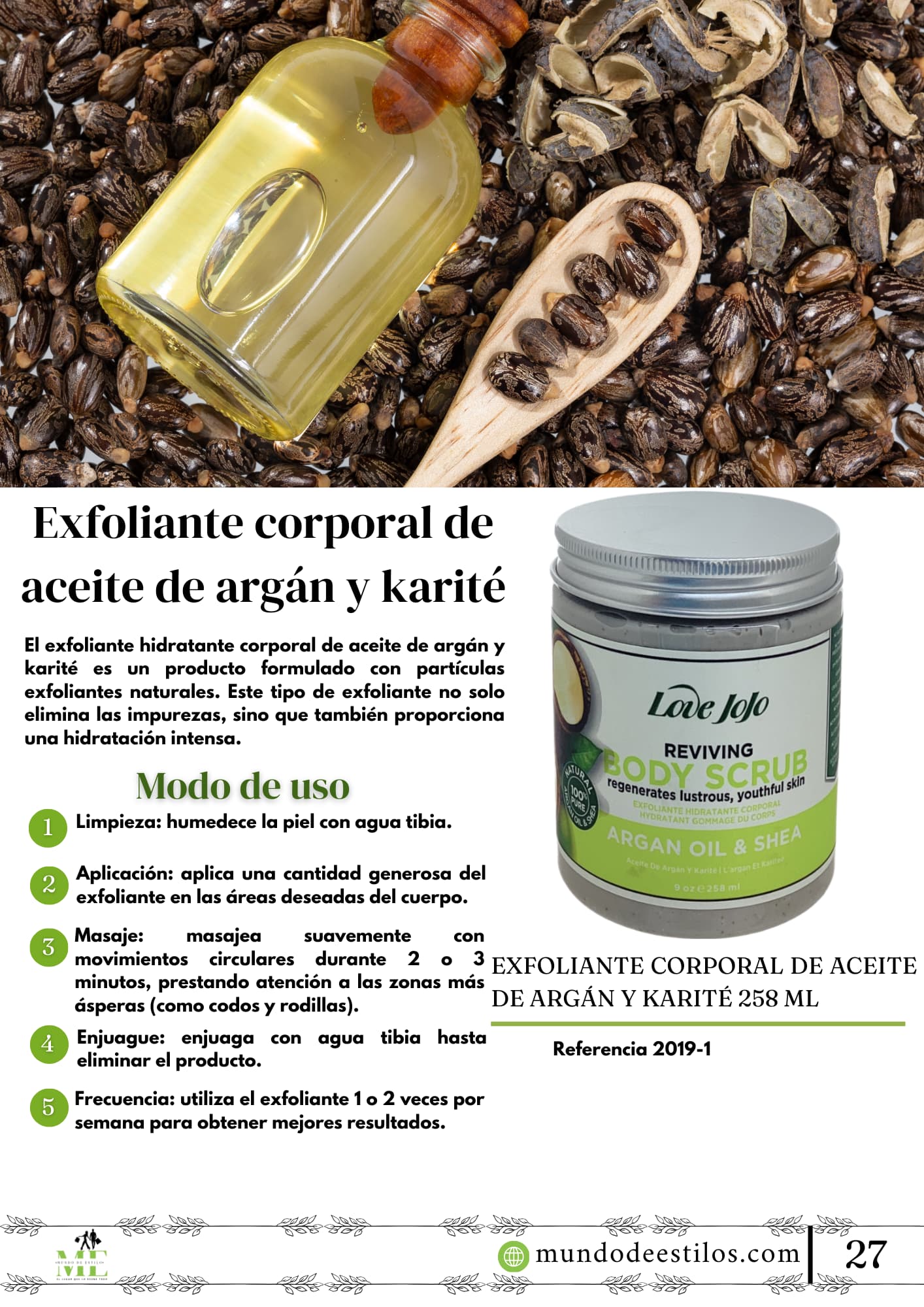 EXFOLIANTE HIDRATANTE CORPORAL (258ML)-REF 2019-1