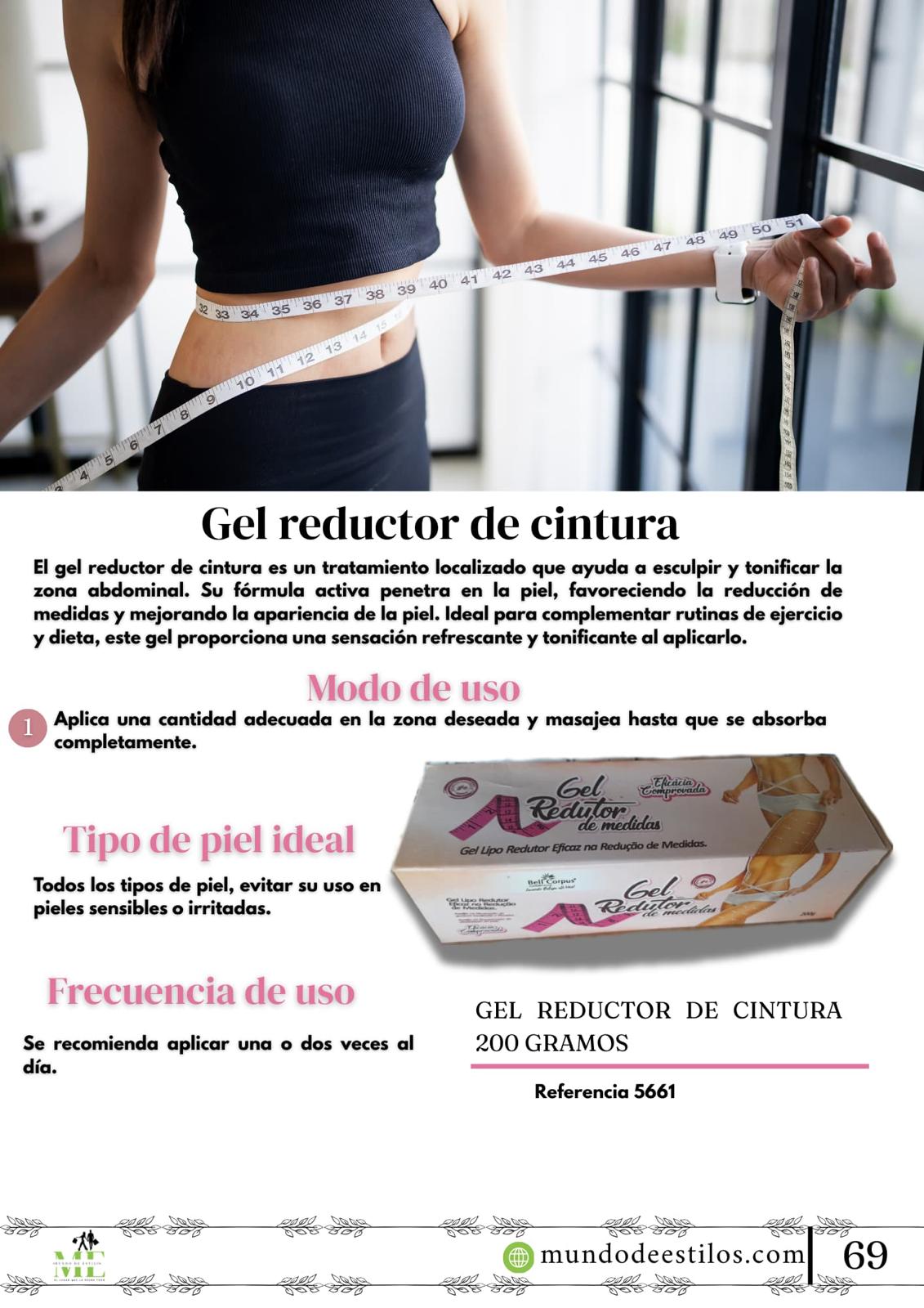 GEL REDUCTOR DE CINTURA (200GR)-REF 5661