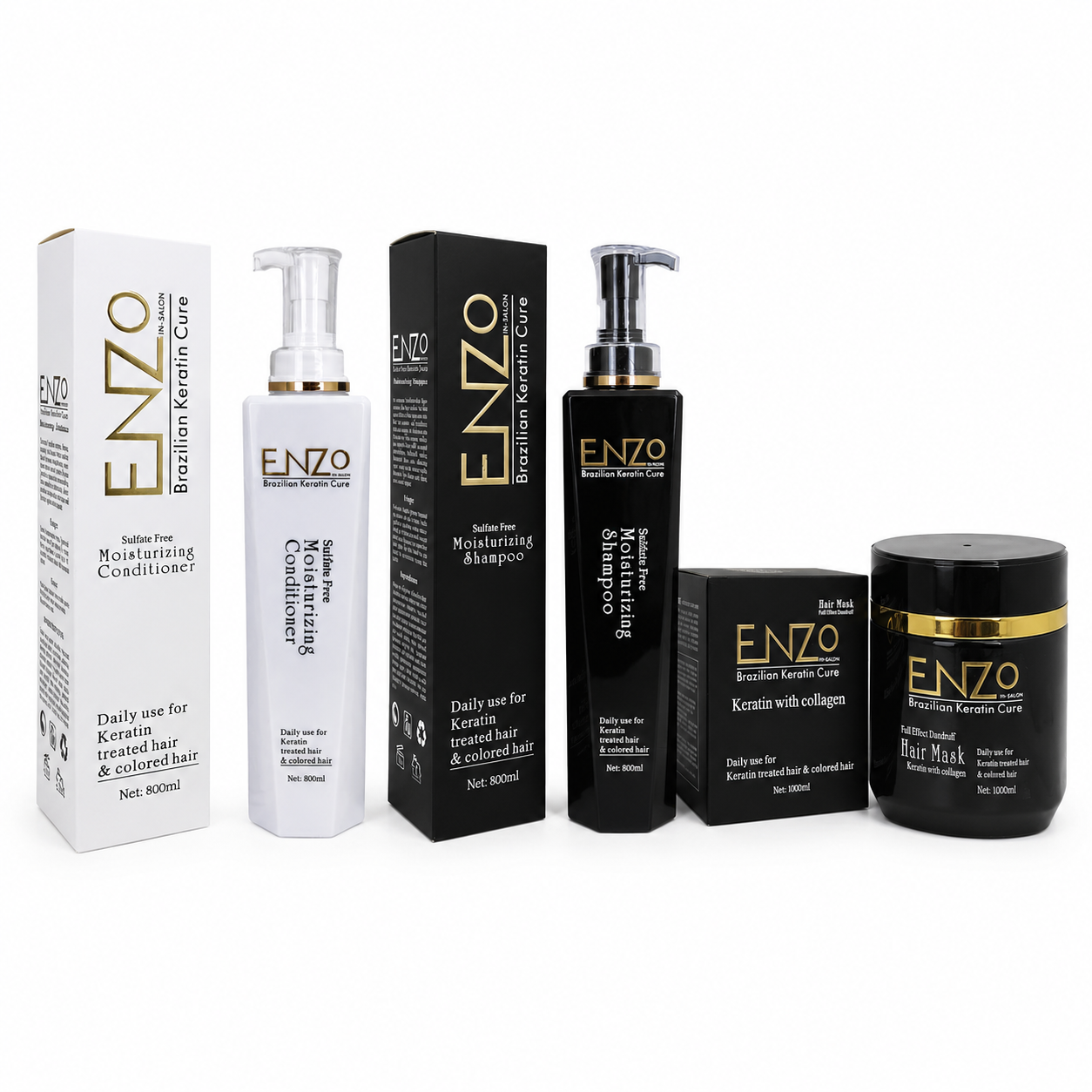Set Capilar Enzo Brazilian Keratin