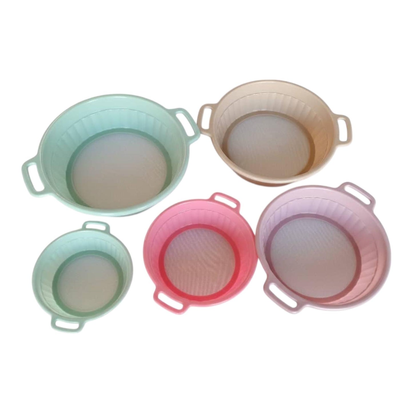 SET DE 5 COLADERAS PLASTICAS-REF:300