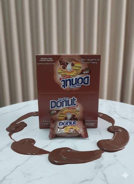 DONAS DE CHOCOLATE Y FRESA