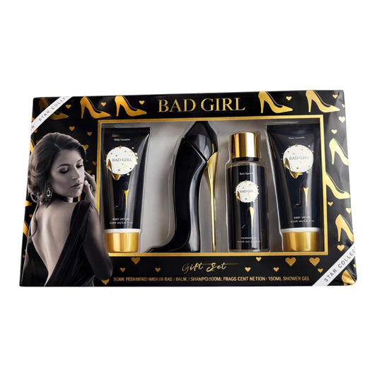 ESTUCHE BAD GIRL(REF:TC0108127) DE 4 PIEZAS DE REGALO PARA MUJER
