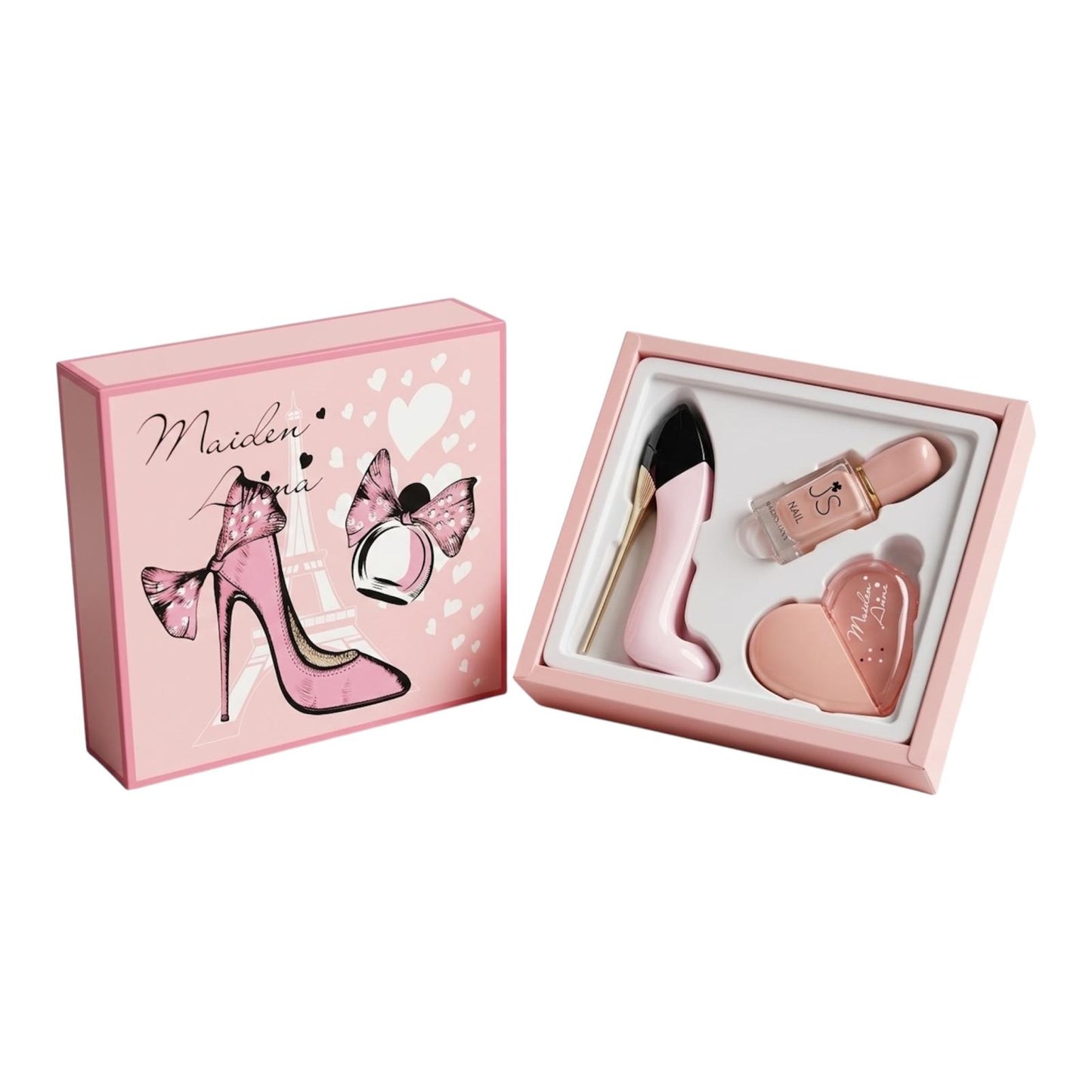 ESTUCHE DE 3 PERFUMES MAIDEN ANNA ZAPATILLA ROSA