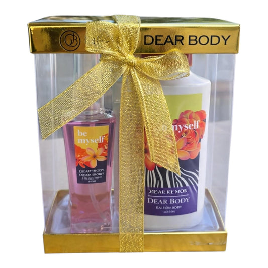 ESTUCHES DORADOS CON LAZO-CREMA 236 ML-COLONIA DE 88 ML