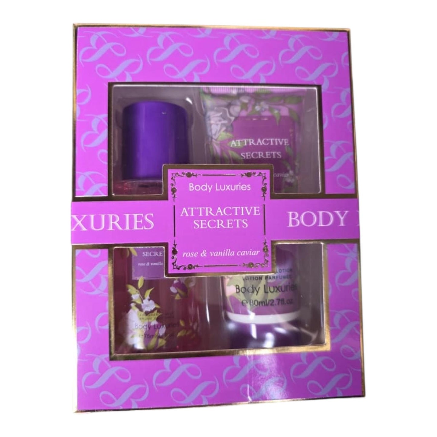 ESTUCHES PEQUEÑOS DE COLONIA(88 ML) Y CREMA CORPORAL(75 ML)