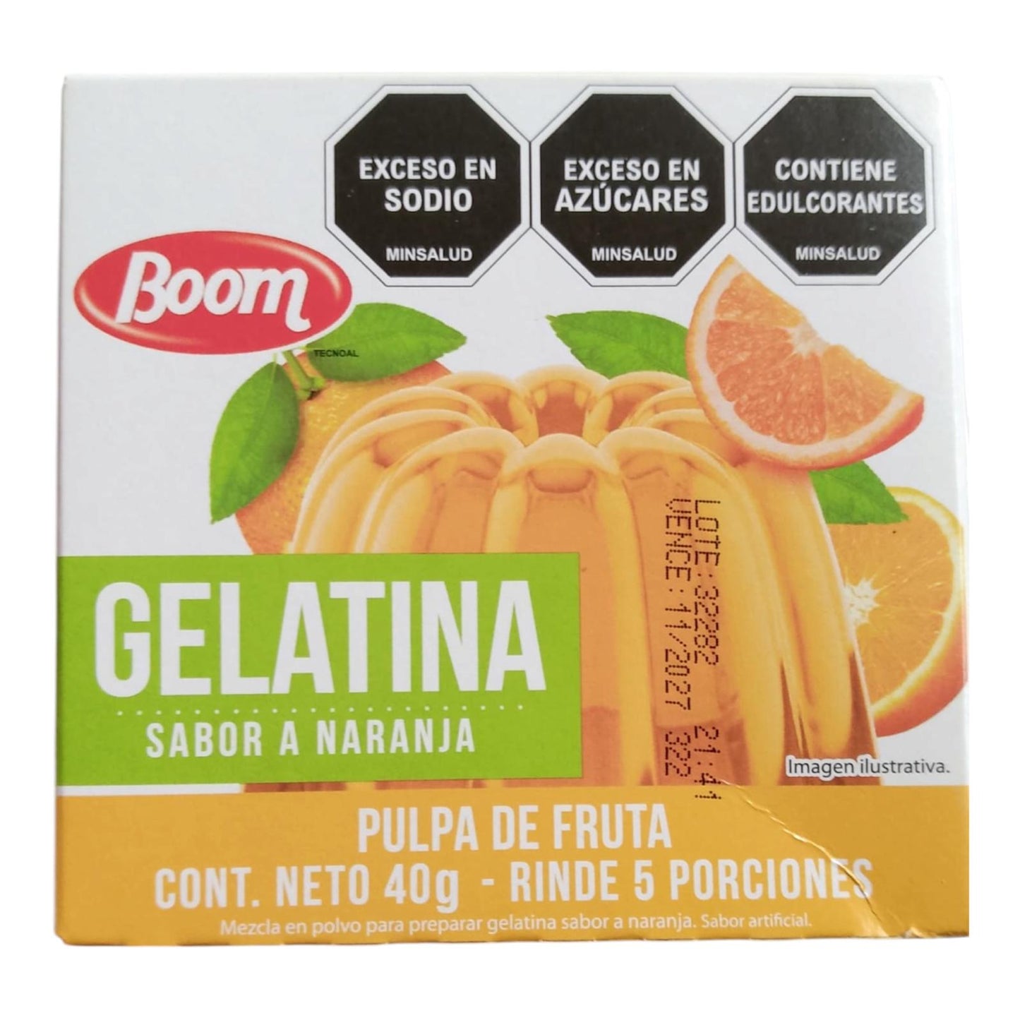 GELATINA-40 GR(5 PORCIONES)