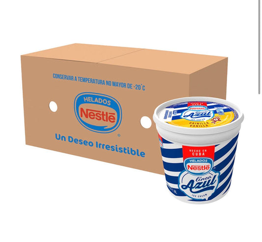 HELADO NESTLE LINEA AZUL DE VAINILLA-POTE DE 1.8 LITOS