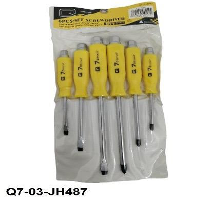 JUEGO DE DESTORNILLADOR DE GOLPE(6 PCS)