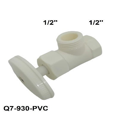 LLAVE DE ANGULO INDIVIDUAL 1/2 X 1/2-PVC-AQUA