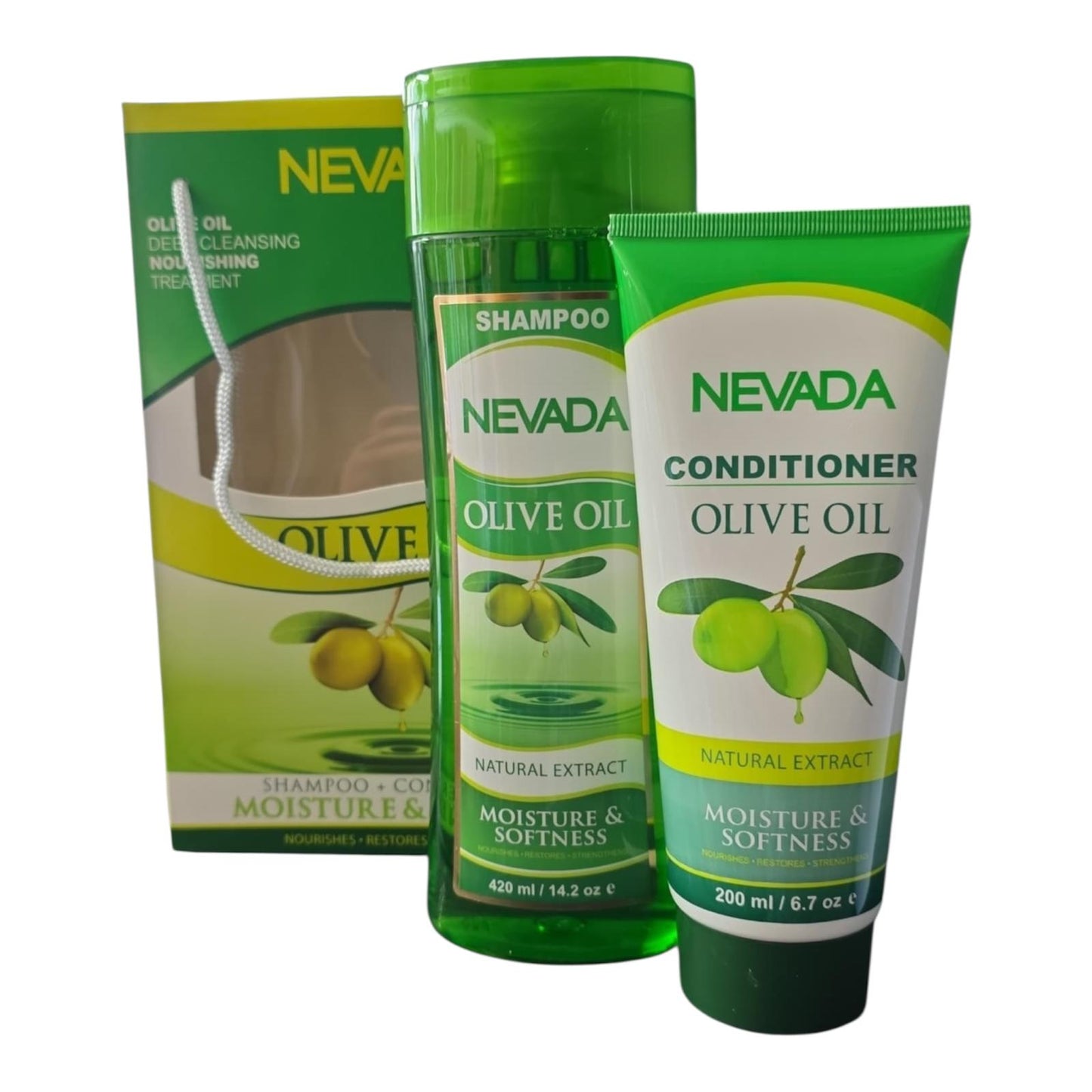 CHAMPU Y ACONDICIONADOR DE ACEITE DE OLIVA