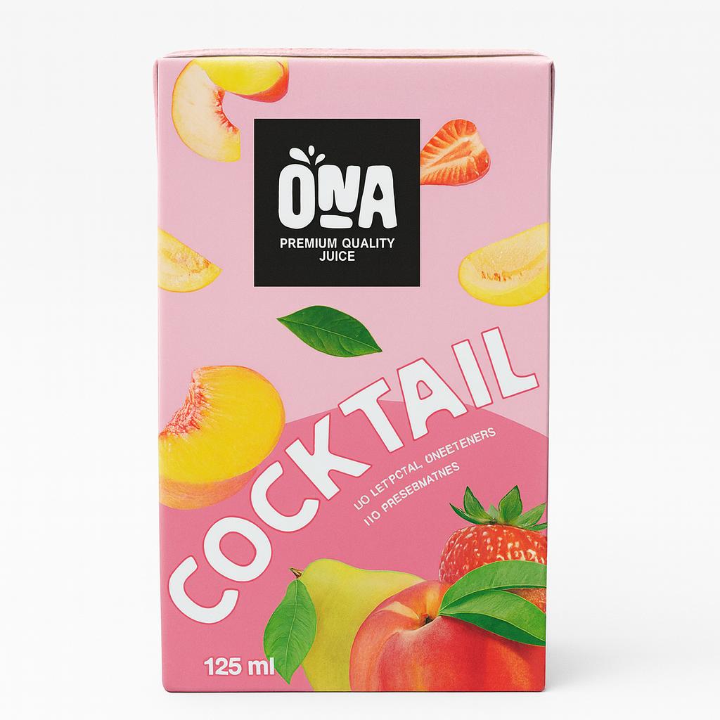 JUGO DE CAJITA ONA DE COCTEL(125 ML)