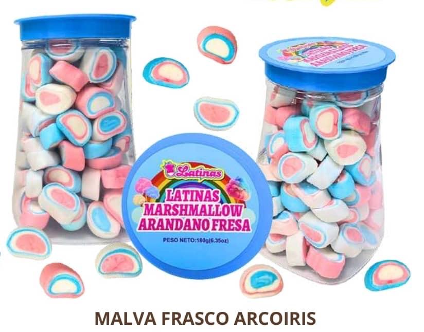 MALVAVISCOS FRASCO FLORES Y ARCOIRIS(180 GRAMOS)