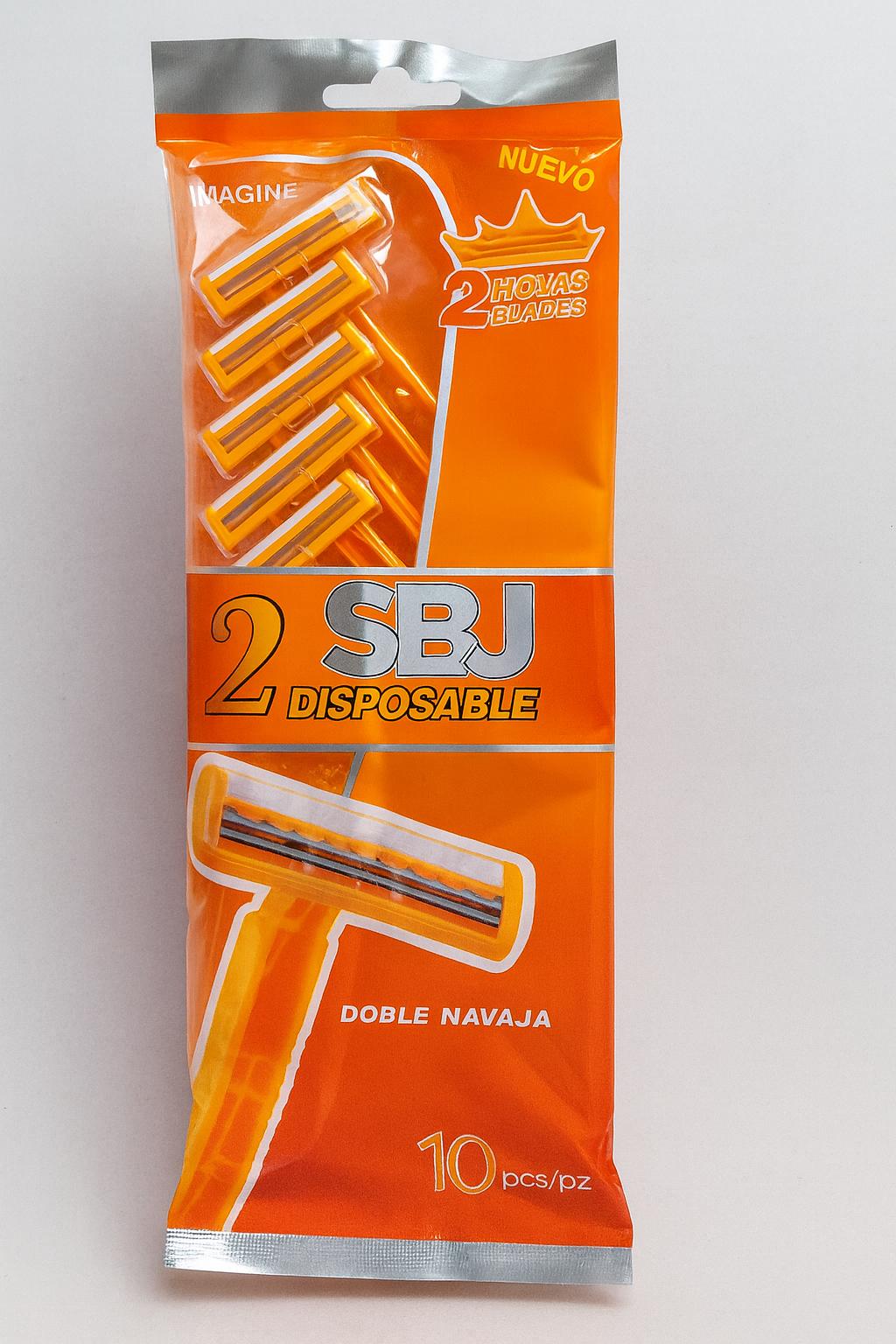 CUCHILLAS DE AFEITAR-PAQUETE DE 10