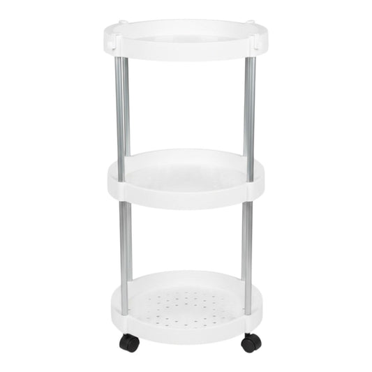 ORGANIZADOR REDONDO DE 3 NIVELES CON RUEDITAS-REF:339