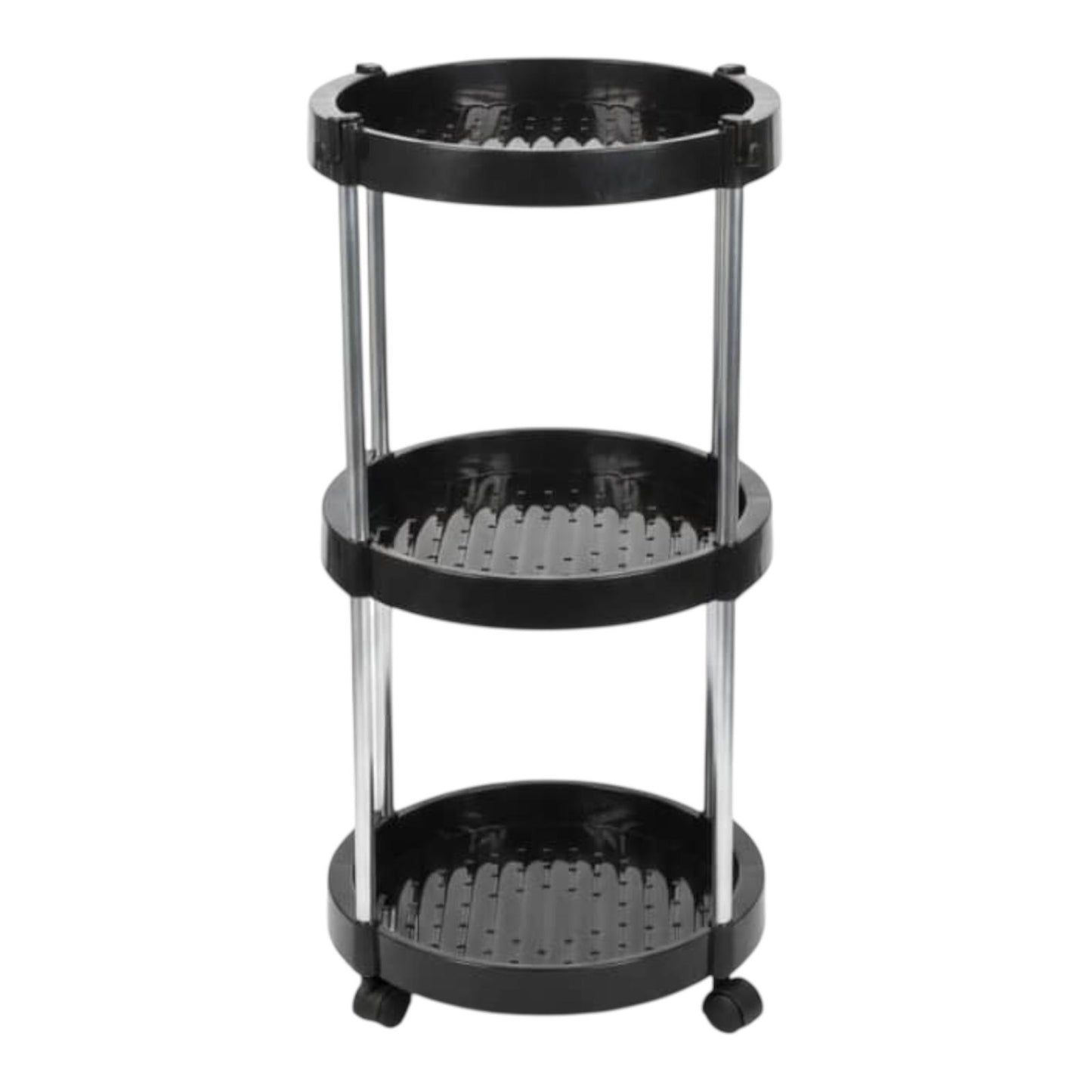 ORGANIZADOR REDONDO DE 3 NIVELES CON RUEDITAS-REF:339