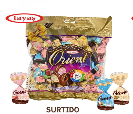 BOMBONES ORIENT SURTIDOS(PAQUETE DE 500 GRAMOS)