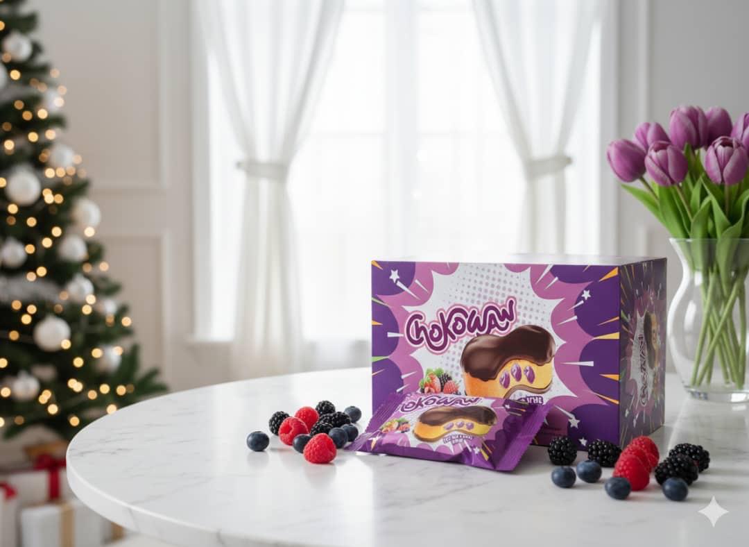 PANQUE CHOKOWAN DE CHOCOLATE Y FRUTOS DEL BOSQUE