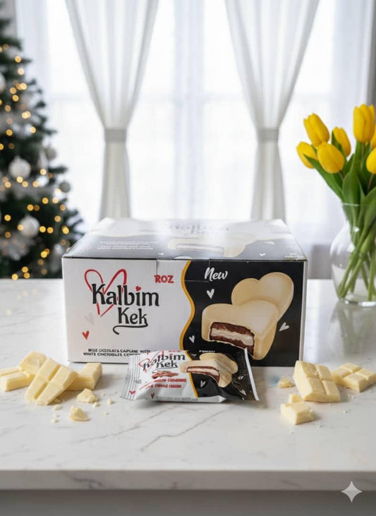 PANQUE KALBIM  KEK CORAZON DE CHOCOLATE BLANCO