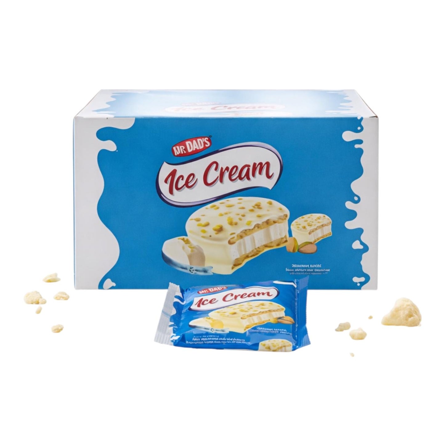 *PANQUE ICE CREAM DE CHOCOLATE BLANCO CON PISTACHO
