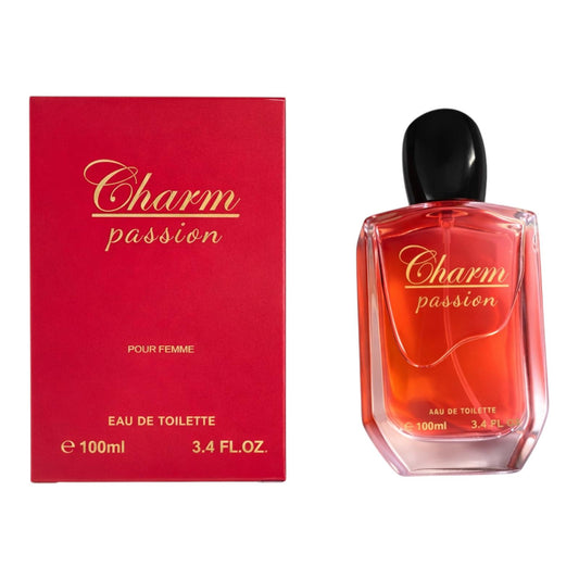 *PERFUME DE  MUJER CHARM PASSION-100 ML