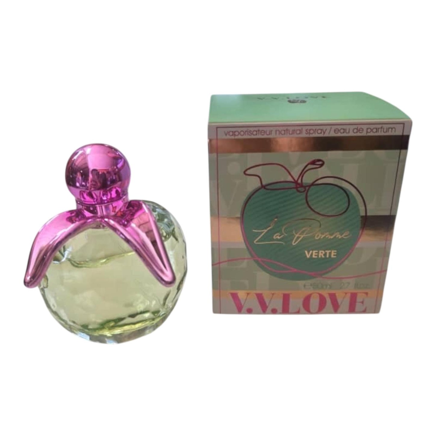 PERFUME DE MUJER MANZANA VERDE V.V.LOVE(80 ML)