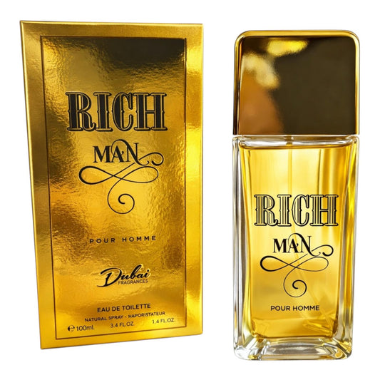 PERFUME DE HOMBRE RICH MAN-100 ML