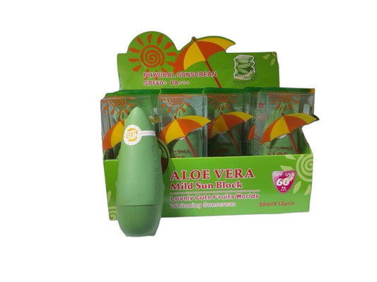 PROTECTOR SOLAR CON ALOE VERA (50 ML)-SPF +60-REF: KL328