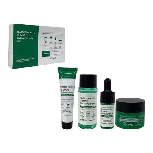 SET DE SKINCARE ACIDO SALICILICO Y TE VERDE-REF: 1021-01