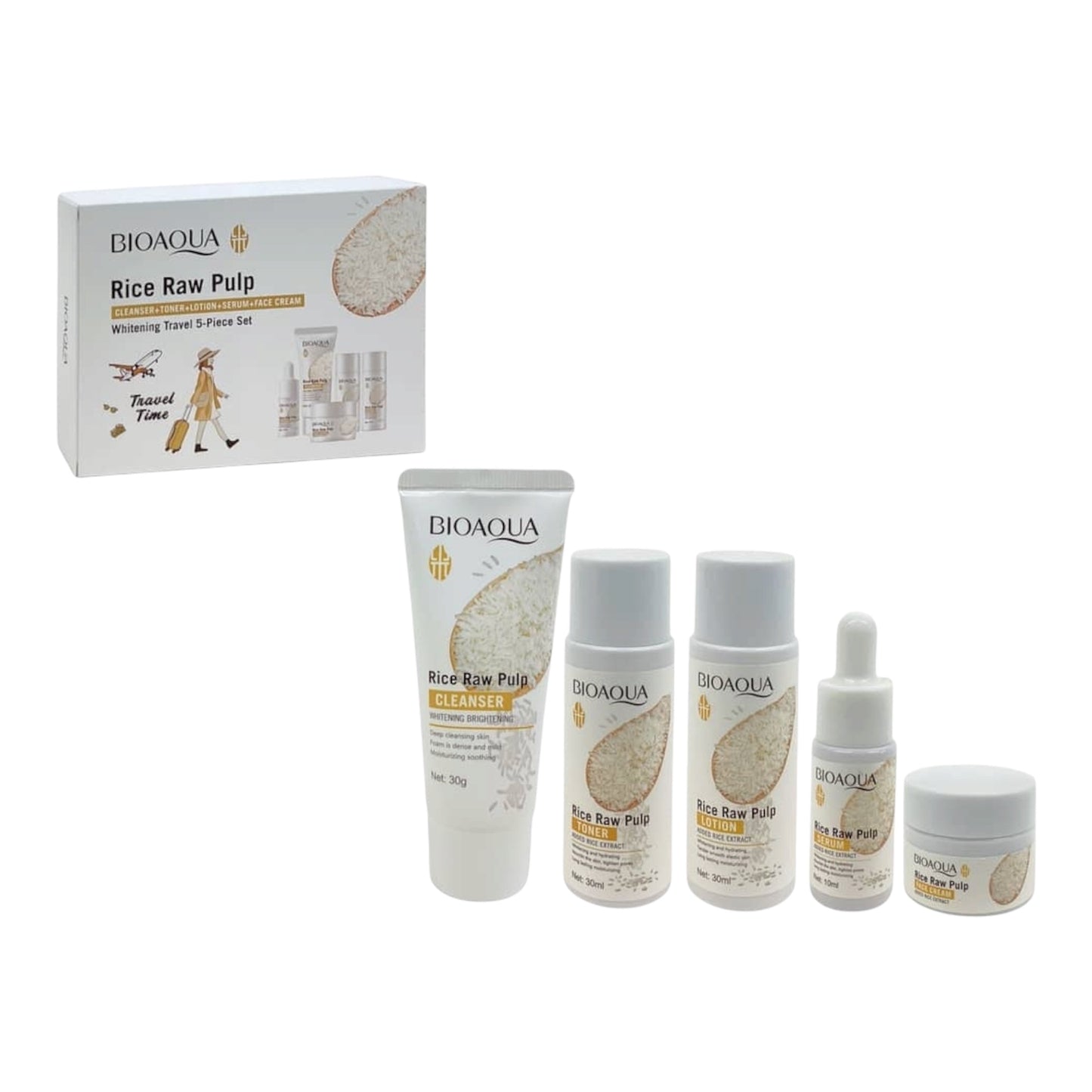 SET DE SKINCARE DE PULPA DE ARROZ-REF: 0793