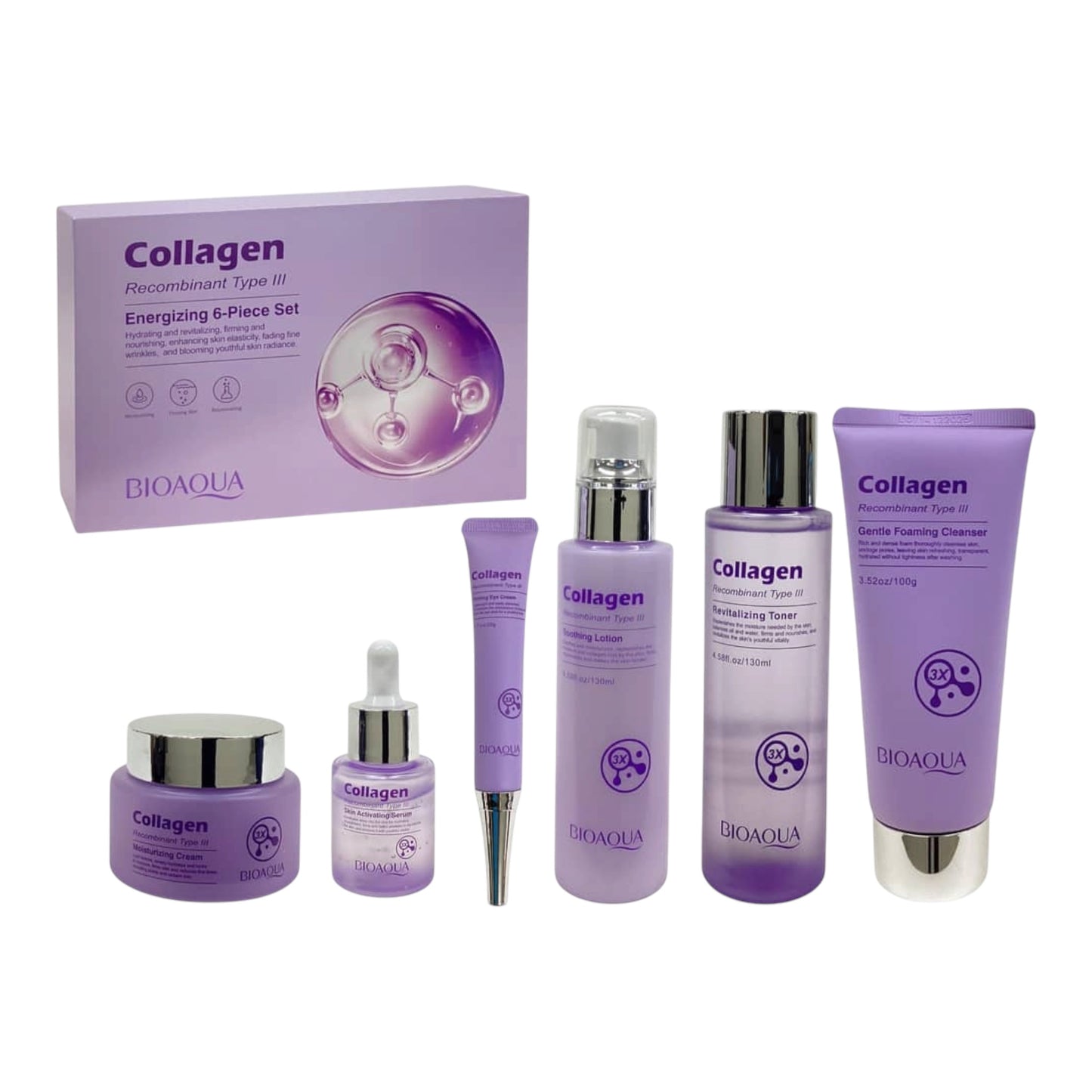 SET DE SKINCARE COLAGENO RECOMBINANTE TIPO III-REF:8710