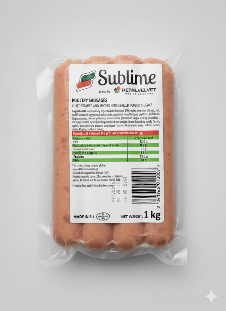 SALCHICHA SUBLIME- 1 KG